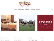 Tablet Screenshot of aparthotelriocruces.cl